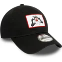 casquette-courbee-noire-ajustable-9twenty-character-sylvestre-looney-tunes-new-era