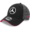 casquette-courbee-noire-ajustable-9forty-tonal-esports-mercedes-formula-1-new-era