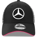 casquette-courbee-noire-ajustable-9forty-tonal-esports-mercedes-formula-1-new-era