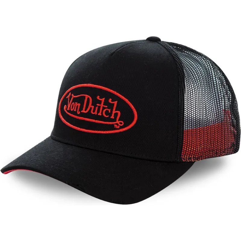 schwarze-trucker-kappe-neo-red-von-von-dutch schwarze-trucker-kappe-neo-red-von-von-dutch