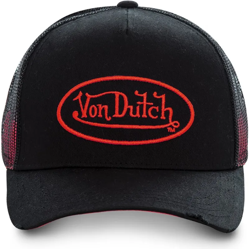 schwarze-trucker-kappe-neo-red-von-von-dutch schwarze-trucker-kappe-neo-red-von-von-dutch