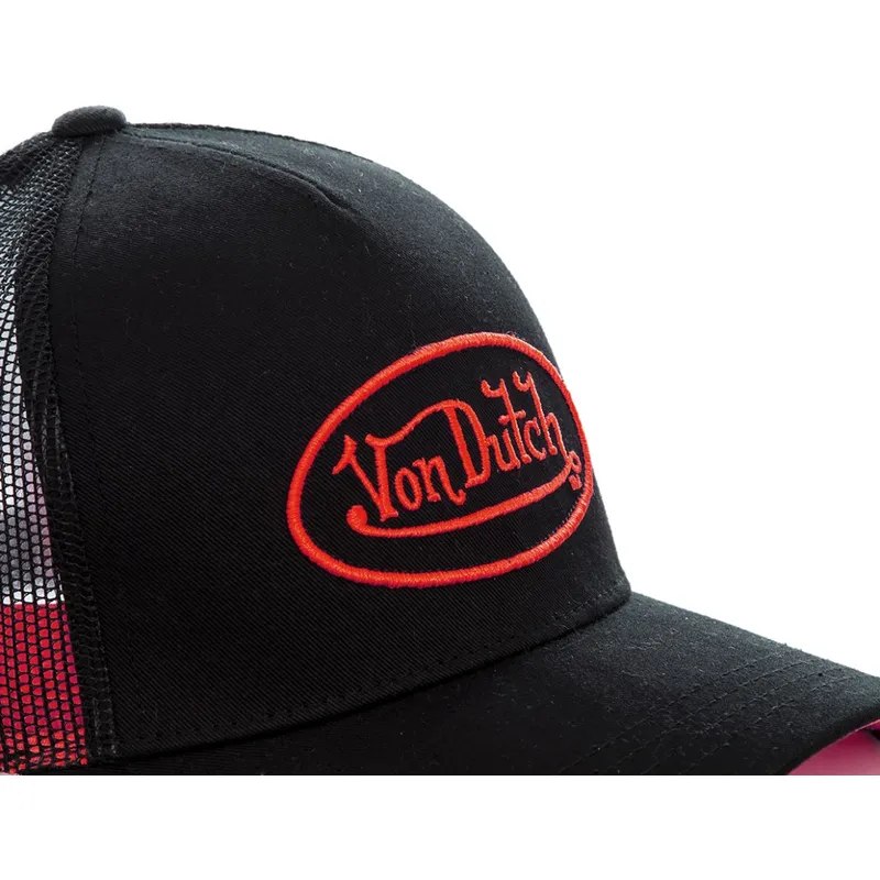 schwarze-trucker-kappe-neo-red-von-von-dutch schwarze-trucker-kappe-neo-red-von-von-dutch