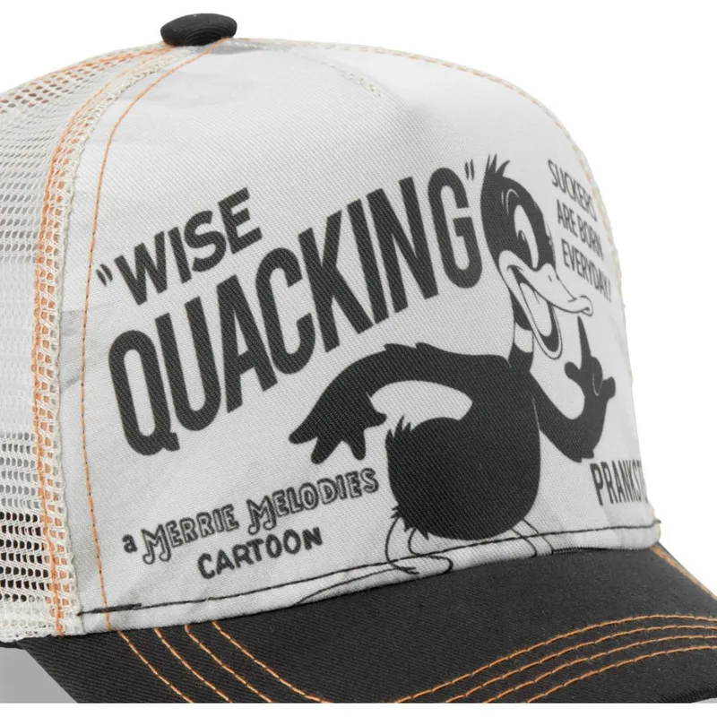 mutzen-gebogen-weiss-snapback-duffy-duck-looney-tunes-von-capslab mutzen-gebogen-weiss-snapback-duffy-duck-looney-tunes-von-capslab