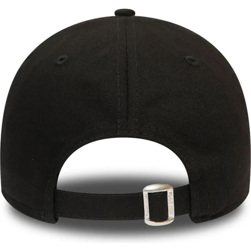 schwarze-verstellbare-curved-cap-mit-rotem-logo-9forty-league-essential-der-new-york-yankees-mlb-von-new-era