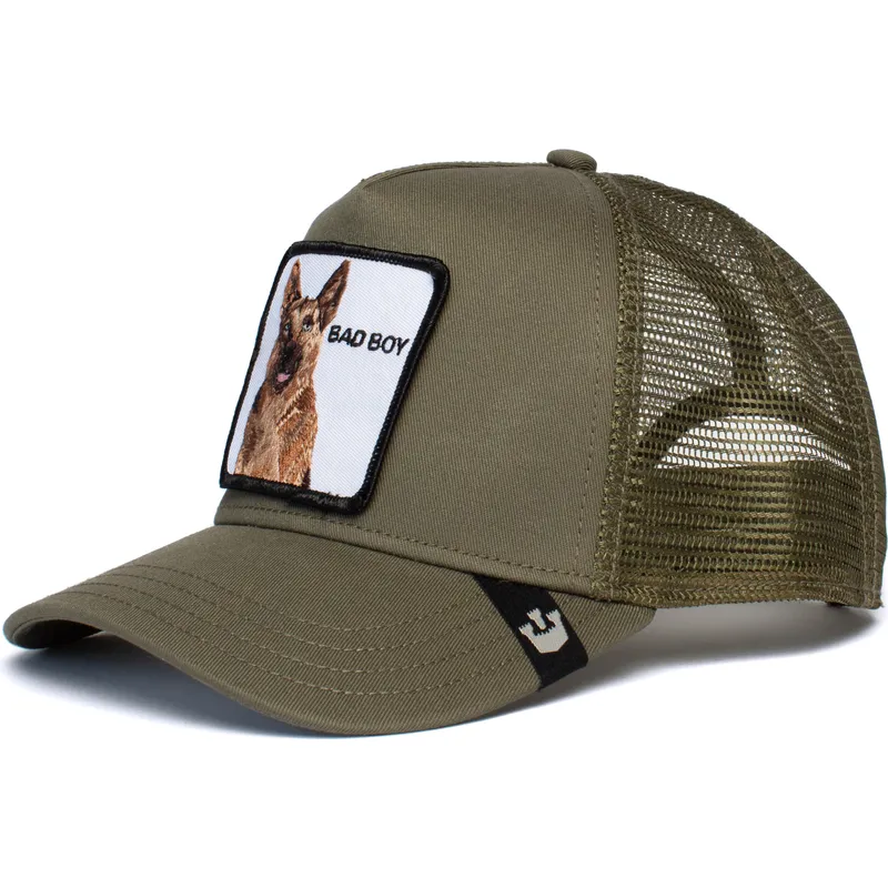 trucker-cap-grun-deutscher-schaferhund-bouncer-von-goorin-bros trucker-cap-grun-deutscher-schaferhund-bouncer-von-goorin-bros
