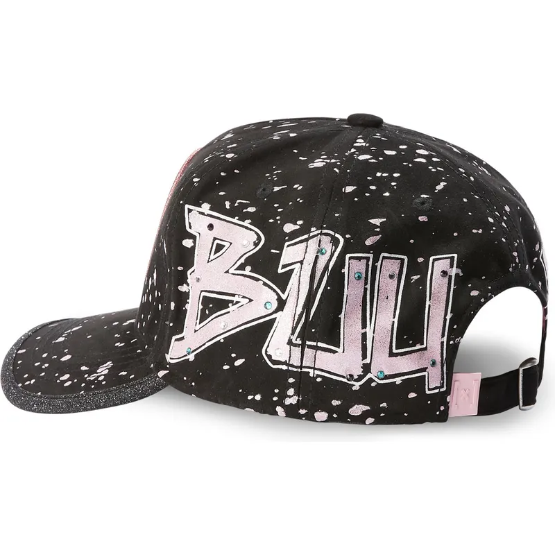 schwarze-verstellbare-curved-cap-kid-buu-tag-buu-dragon-ball-von-capslab