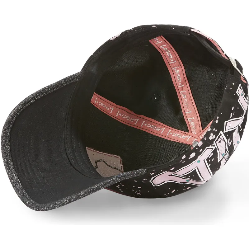 schwarze-verstellbare-curved-cap-kid-buu-tag-buu-dragon-ball-von-capslab