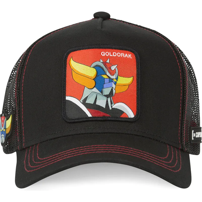 mutzen-gebogen-schwarz-snapback-robot-grendizer-robot-grendizer-von-capslab