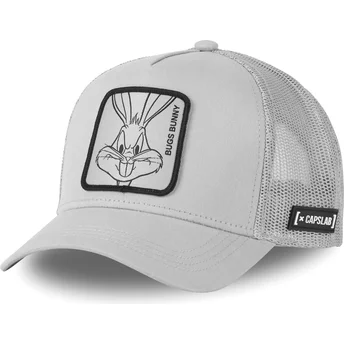 Mützen gebogen grau snapback LOO4 BUG1 Bugs Bunny Looney Tunes von Capslab