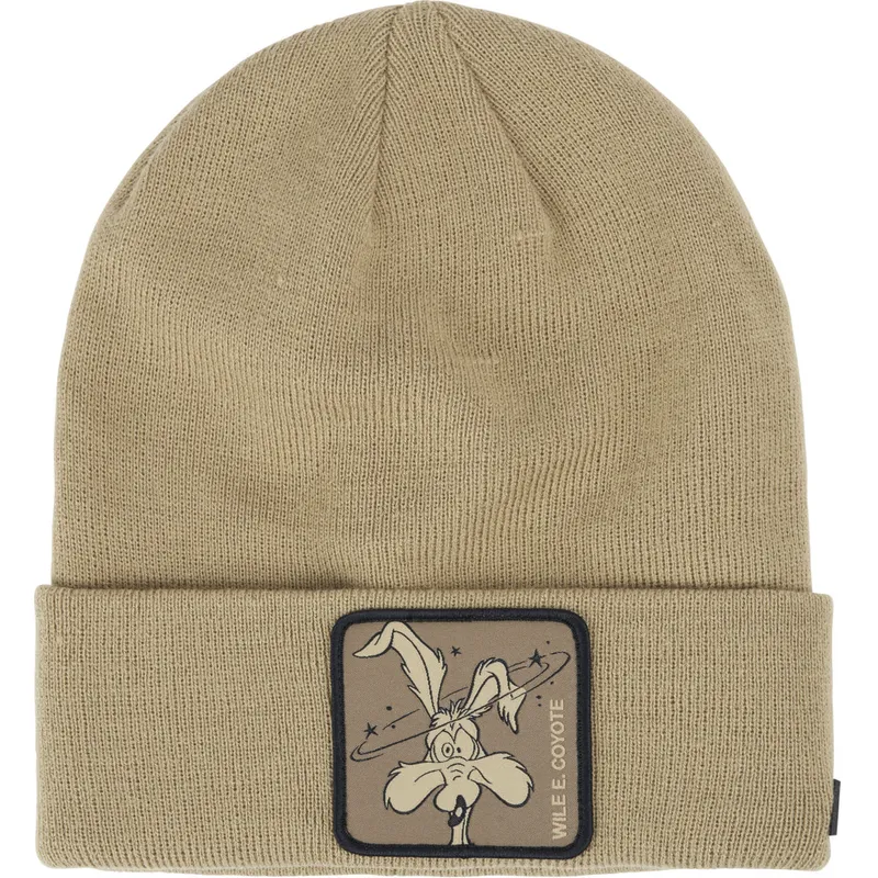 mutzen-braun-kojote-looney-tunes-von-capslab