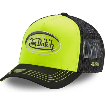Von Dutch ANEO YEL Yellow and Black Trucker Hat
