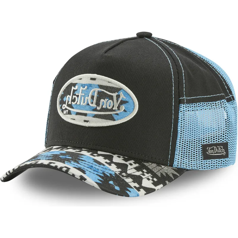 trucker-cap-schwarz-und-blau-atru-nav-von-von-dutch