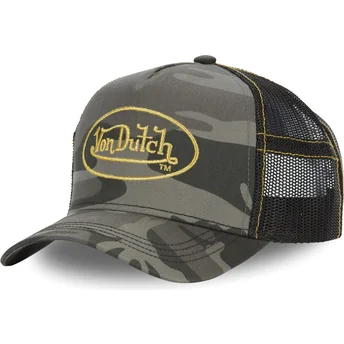 Mützen gebogen tarnung snapback CAM GOL von Von Dutch