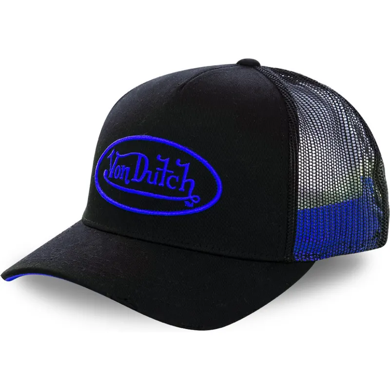 schwarze-trucker-kappe-mit-blauem-neo-blu-logo-von-von-dutch