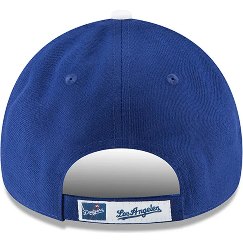blaue-verstellbare-gebogene-kappe-9forty-the-league-der-los-angeles-dodgers-mlb-von-new-era