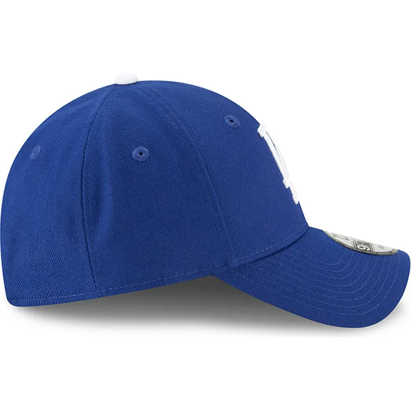 blaue-verstellbare-gebogene-kappe-9forty-the-league-der-los-angeles-dodgers-mlb-von-new-era