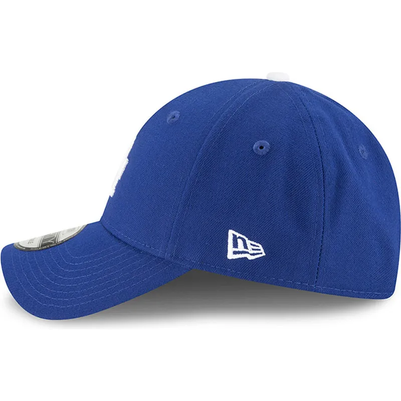 blaue-verstellbare-gebogene-kappe-9forty-the-league-der-los-angeles-dodgers-mlb-von-new-era
