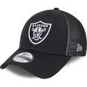 mutzen-gebogen-schwarz-verstellbares-band-9forty-mesh-underlay-der-las-vegas-raiders-nfl-von-new-era