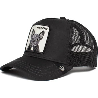 trucker-cap-schwarz-hund-franzosische-bulldogge-frenchie-the-farm-von-goorin-bros