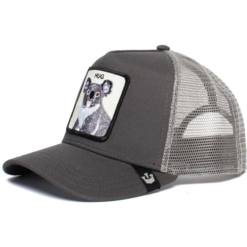 graue-trucker-kappe-koala-free-hug-the-farm-von-goorin-bros