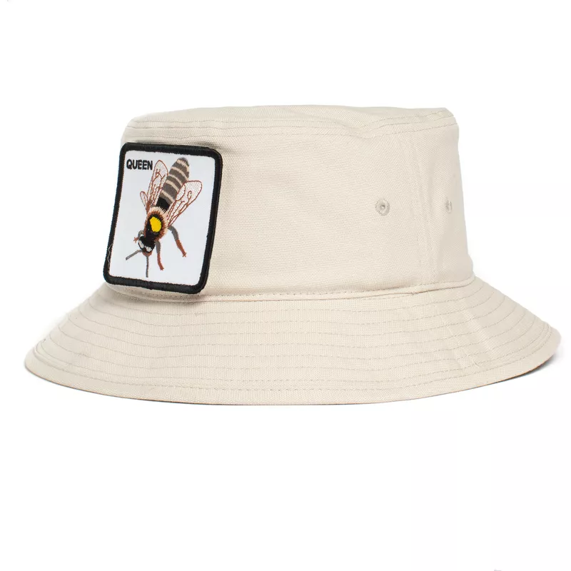 chapeau-seau-blanc-abeille-queen-bee-witched-the-farm-goorin-bros