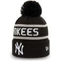 new-era-cuff-knit-jake-new-york-yankees-mlb-black-beanie-with-pompom