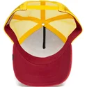 trucker-cap-rot-und-gelb-leopard-flaming-hot-cheetah-the-farm-von-goorin-bros