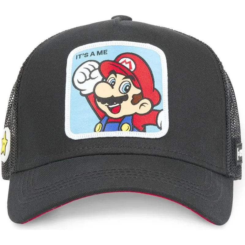 schwarze-trucker-kappe-mario-cla2-super-mario-bros-von-capslab