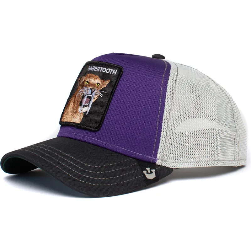 mutzen-gebogen-violett-snapback-dientes-der-sable-sabertooth-the-farm-von-goorin-bros