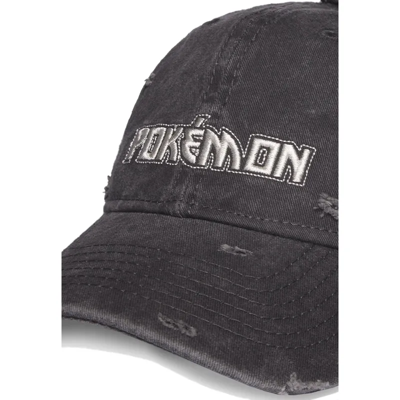 graue-gebogene-snapback-kappe-pokemon-von-difuzed