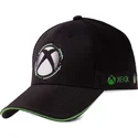 casquette-courbee-noire-ajustable-xbox-white-dots-symbol-microsoft-difuzed