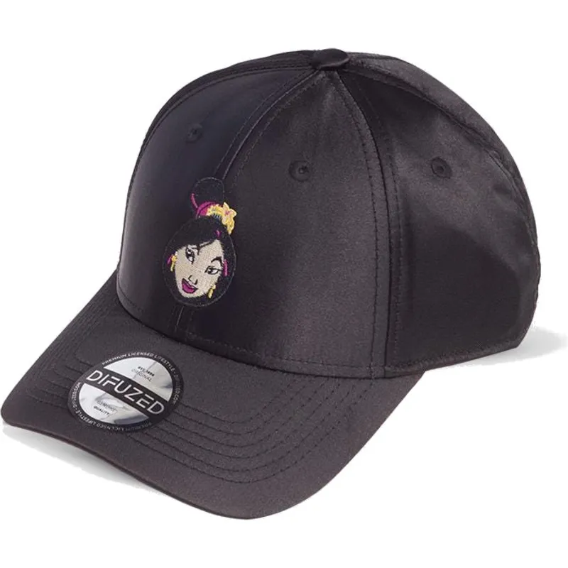 schwarze-verstellbare-curved-cap-mulan-disney-von-difuzed