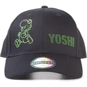 casquette-courbee-noire-ajustable-yoshi-dots-super-mario-bros-difuzed