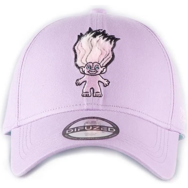 gebogene-rosa-verstellbare-kappe-rainbow-troll-trolls-von-difuzed