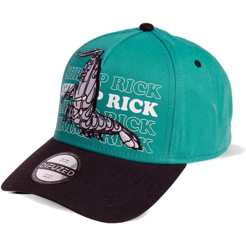 mutzen-gebogen-grun-snapback-von-difuzed