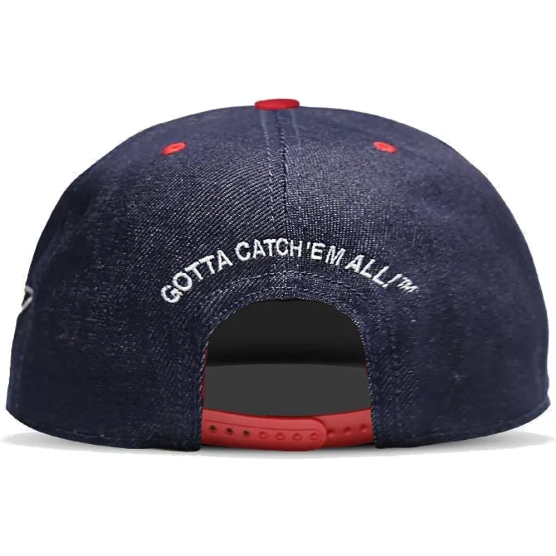 blaue-jeans-flatcap-snapback-poke-ball-pikachu-pokemon-von-difuzed blaue-jeans-flatcap-snapback-poke-ball-pikachu-pokemon-von-difuzed