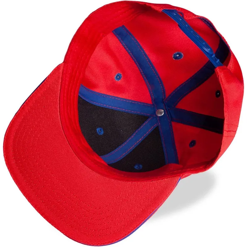 mutzen-flach-rot-snapback-fur-kinder-von-difuzed