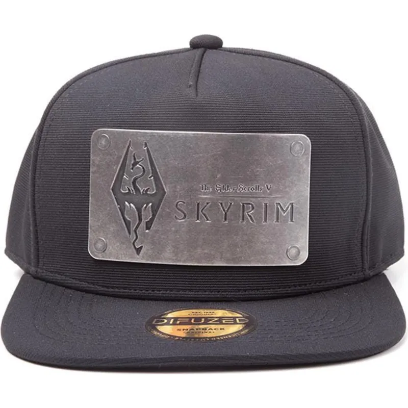 mutzen-flach-schwarz-snapback-von-difuzed mutzen-flach-schwarz-snapback-von-difuzed