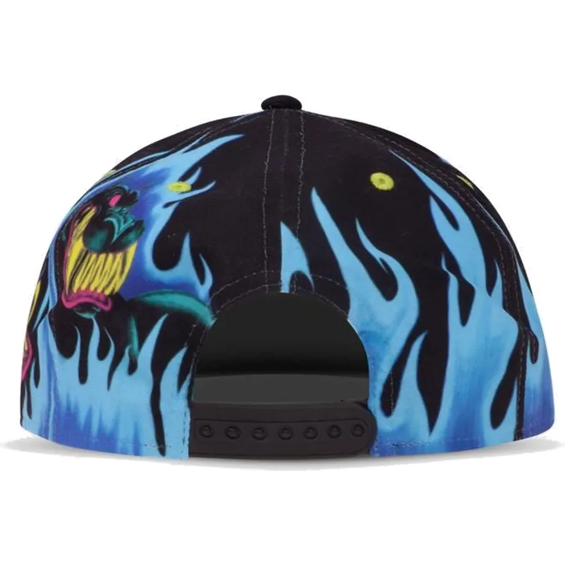 schwarze-flache-snapback-kappe-hades-disney-von-difuzed schwarze-flache-snapback-kappe-hades-disney-von-difuzed