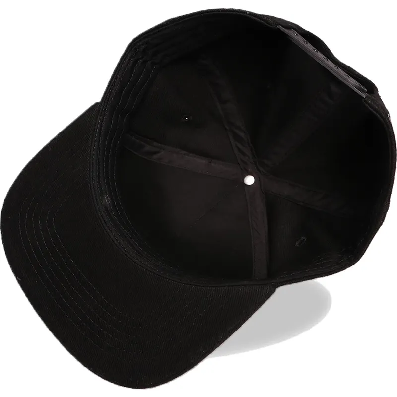 schwarze-flache-snapback-kappe-t-rex-dinosaurier-jurassic-park-von-difuzed schwarze-flache-snapback-kappe-t-rex-dinosaurier-jurassic-park-von-difuzed
