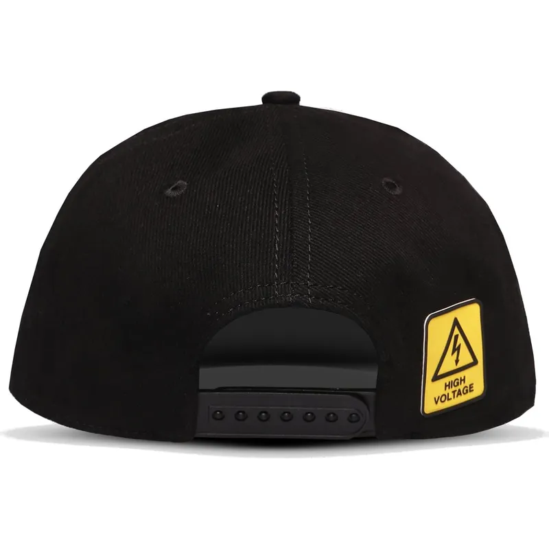 schwarze-flache-snapback-kappe-t-rex-dinosaurier-jurassic-park-von-difuzed schwarze-flache-snapback-kappe-t-rex-dinosaurier-jurassic-park-von-difuzed