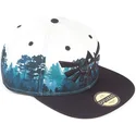 casquette-plate-verte-blanche-et-noire-snapback-triforce-green-forest-the-legend-of-zelda-difuzed