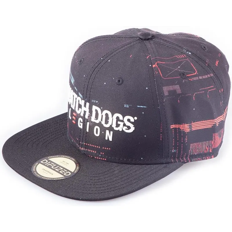 mutzen-flach-schwarz-snapback-von-difuzed mutzen-flach-schwarz-snapback-von-difuzed