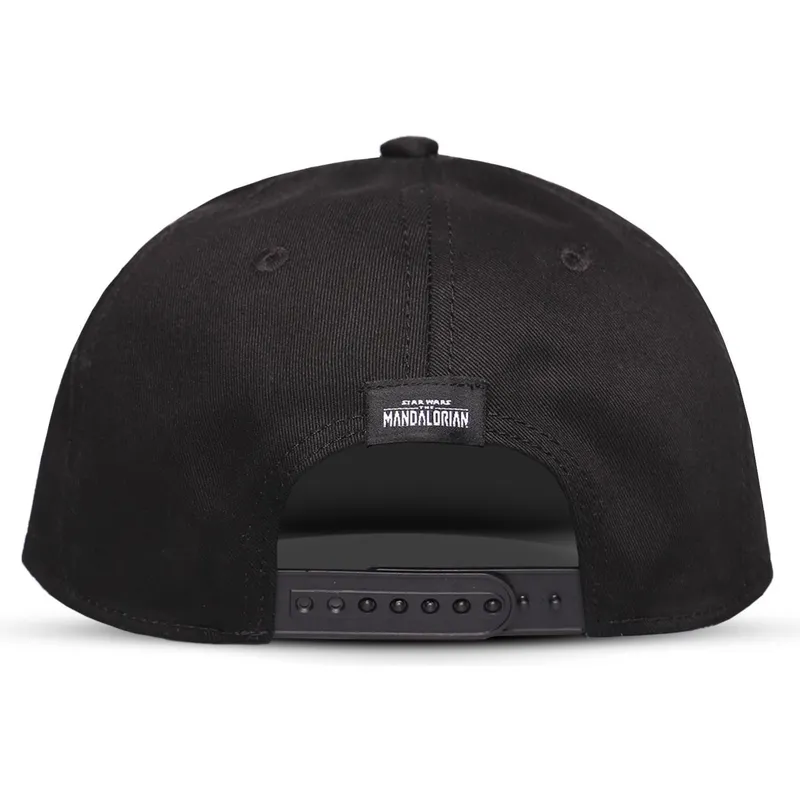 schwarze-flache-snapback-kappe-grogu-baby-yoda-the-mandalorian-star-wars-von-difuzed schwarze-flache-snapback-kappe-grogu-baby-yoda-the-mandalorian-star-wars-von-difuzed