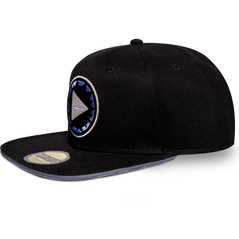 schwarze-flache-snapback-kappe-forbidden-west-horizon-von-difuzed