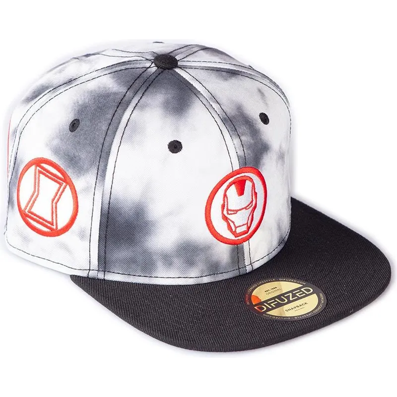mutzen-flach-weiss-snapback-von-difuzed mutzen-flach-weiss-snapback-von-difuzed
