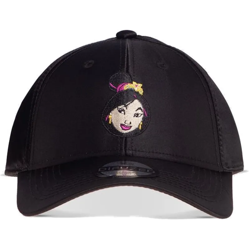 schwarze-verstellbare-curved-cap-mulan-disney-von-difuzed