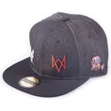 mutzen-flach-schwarz-snapback-von-difuzed