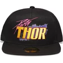 casquette-plate-noire-snapback-thor-party-what-if-marvel-comics-difuzed