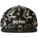 casquette-plate-noire-snapback-3d-embroidery-harry-potter-difuzed